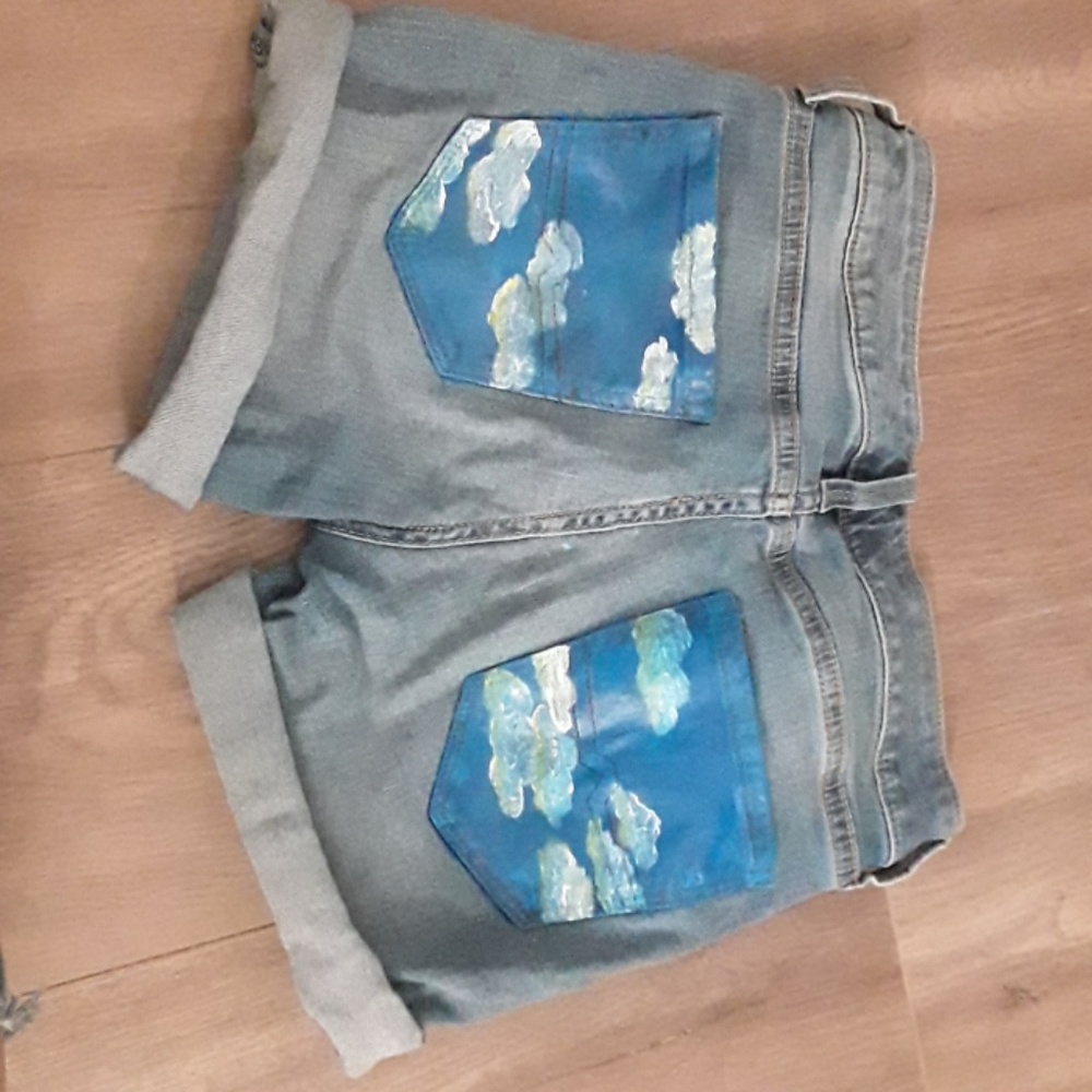 Cloudy sky shorts